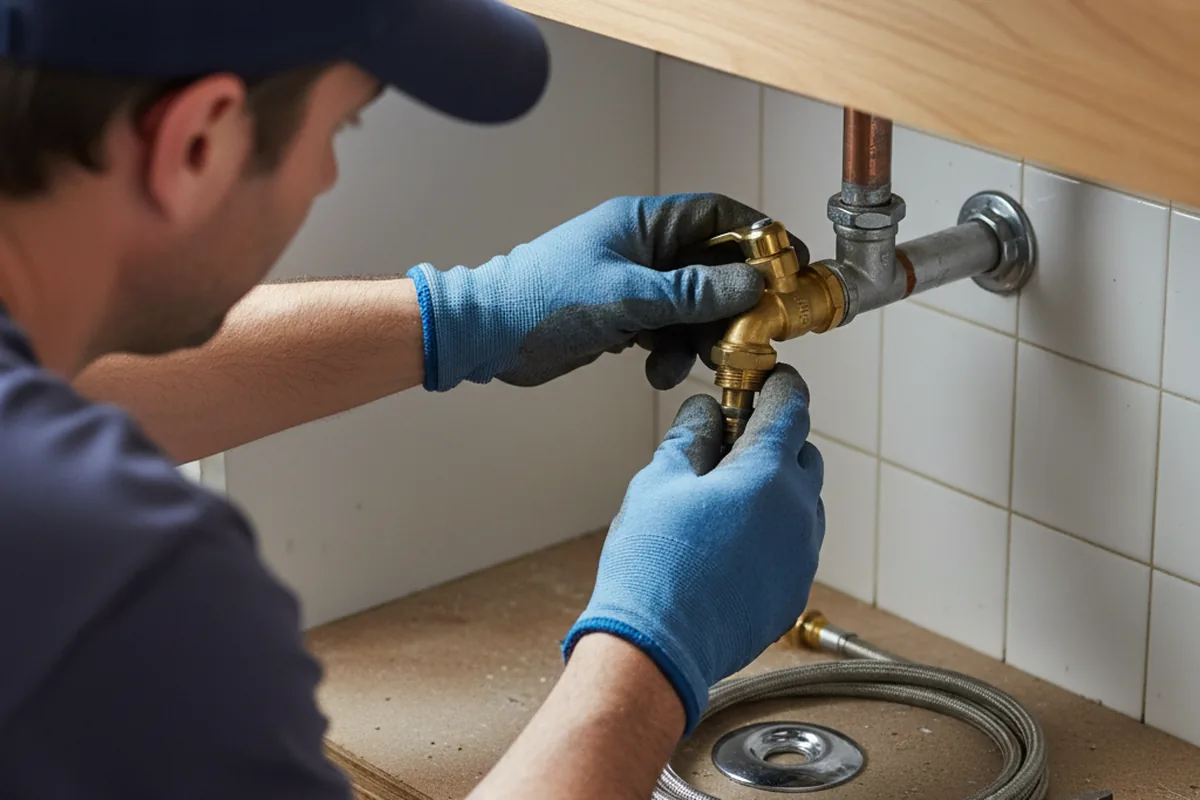 Shutoff valve and fitting work during Repiping in Ardmore